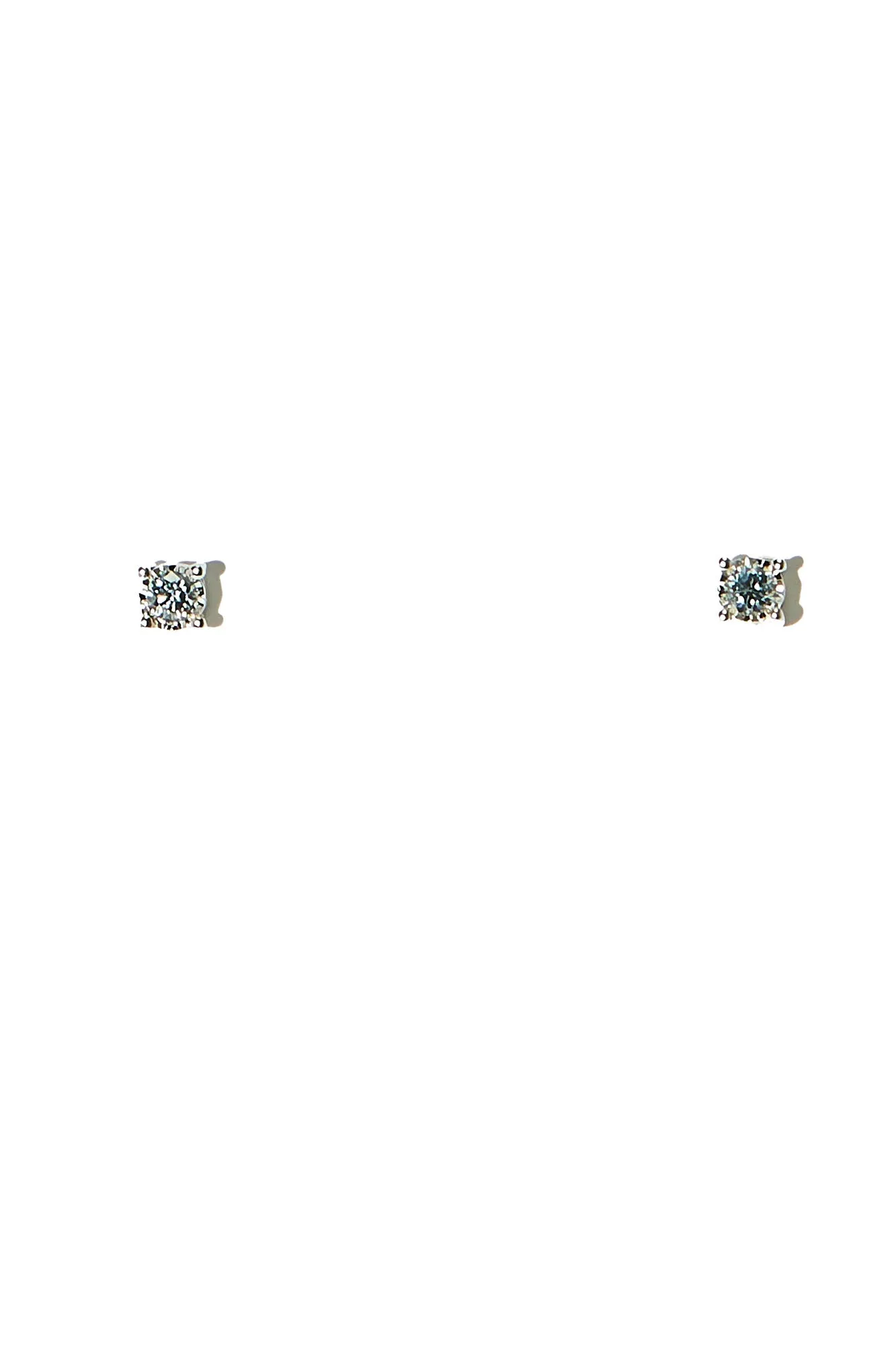 0.20 tcw Diamond Stud Earrings - Silver