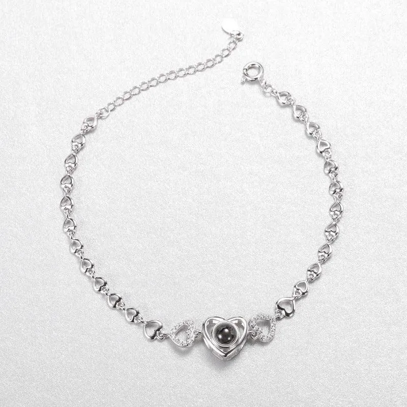 100 Languages I Love You Micro Carving Diamond Setting Small Popular
