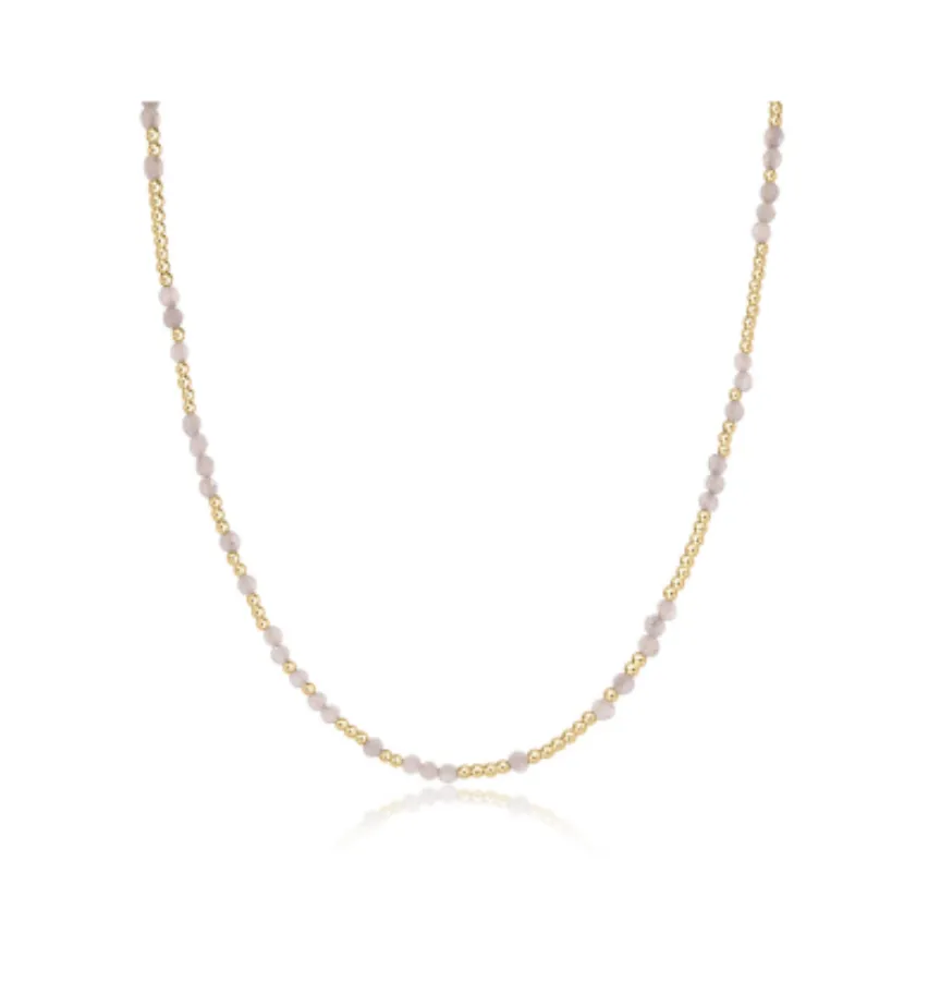 15" Choker Hope Unwritten Gemstone, Labradorite