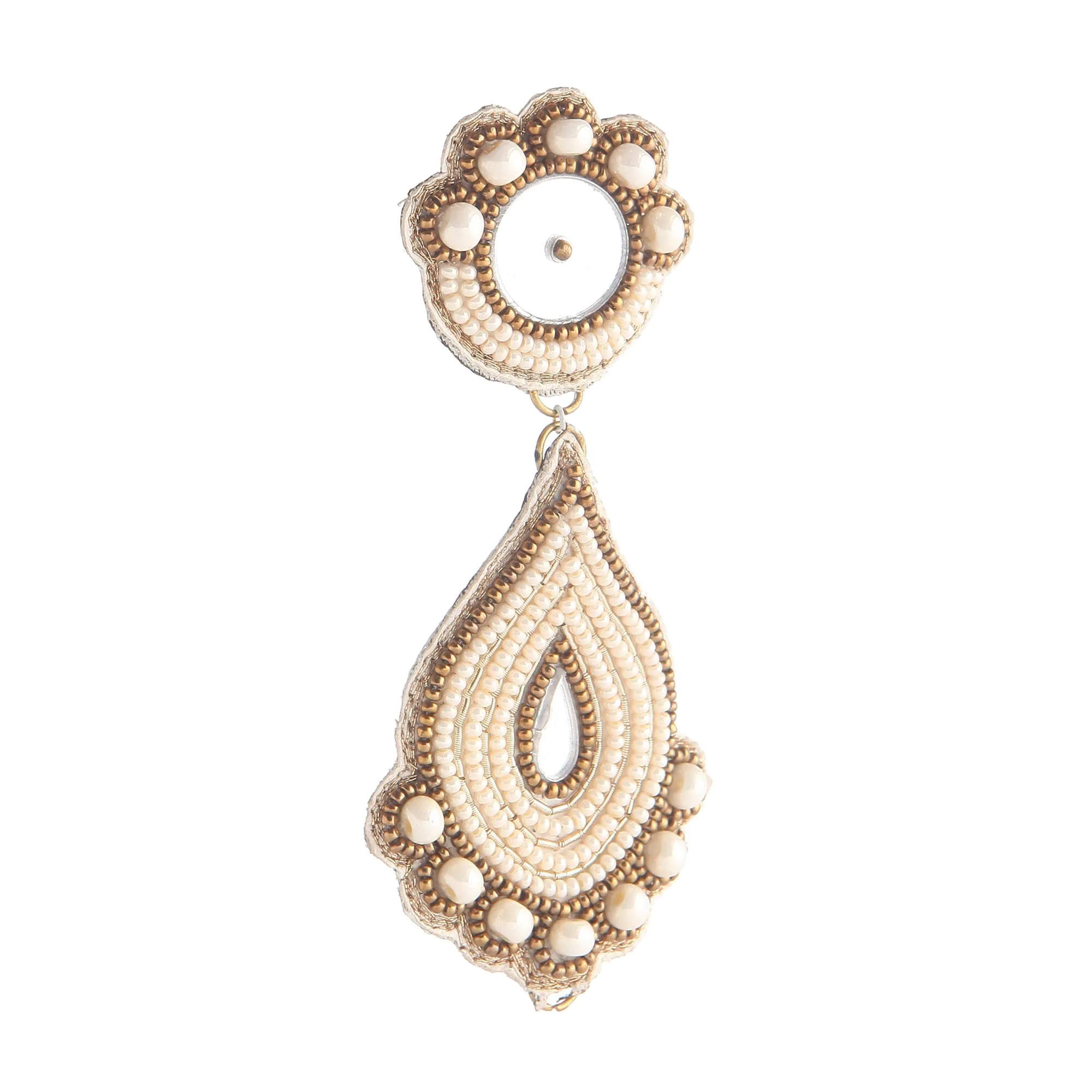 Boond Hand Embroidered Earring