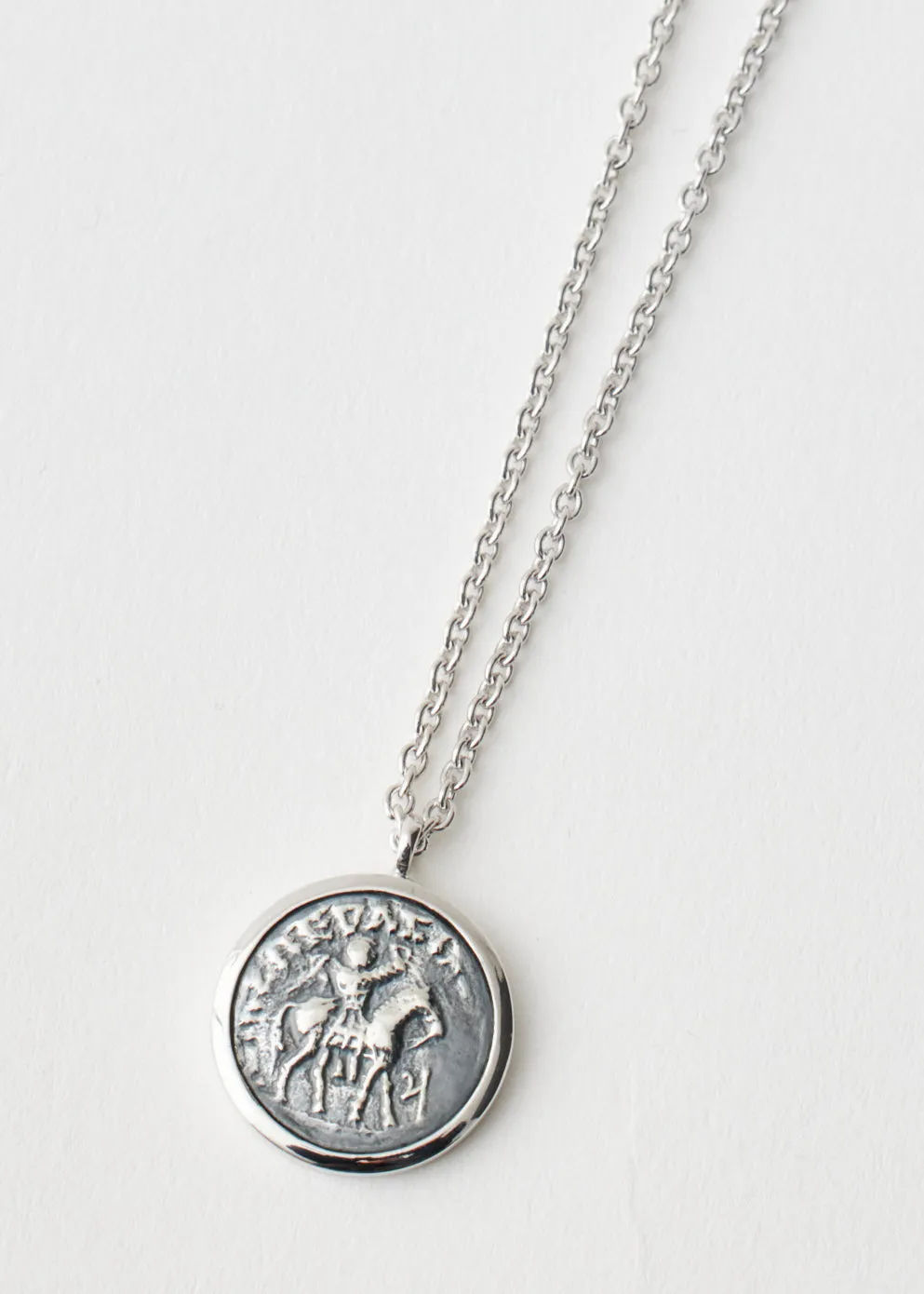 Coin Pendant Necklace 20.5