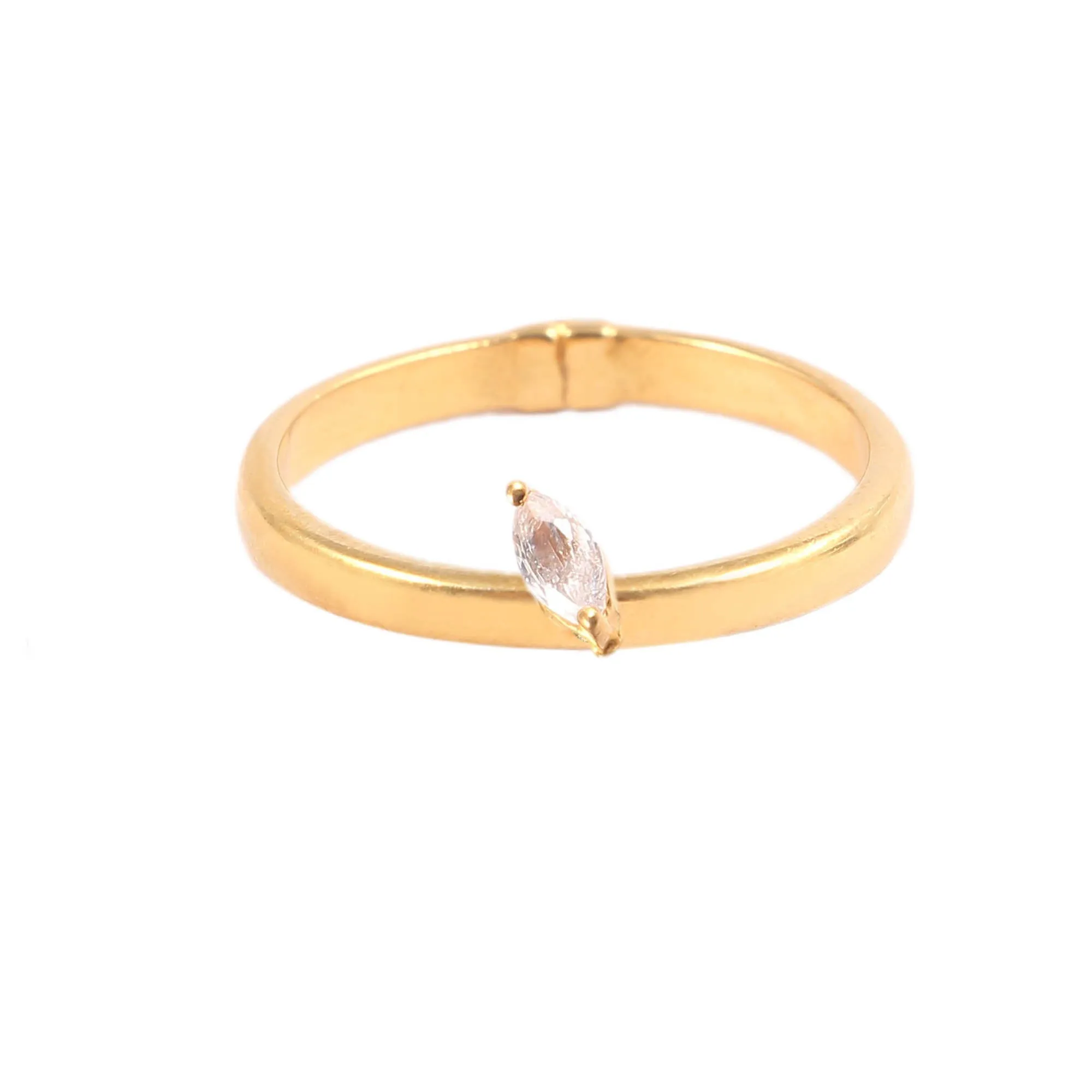 Marquise Ring Wedding Band Sterling Silver Promise Ring Dainty Delicate Rose Gold Art Deco Engagement Band Eternity Thin Stacking Ring 925
