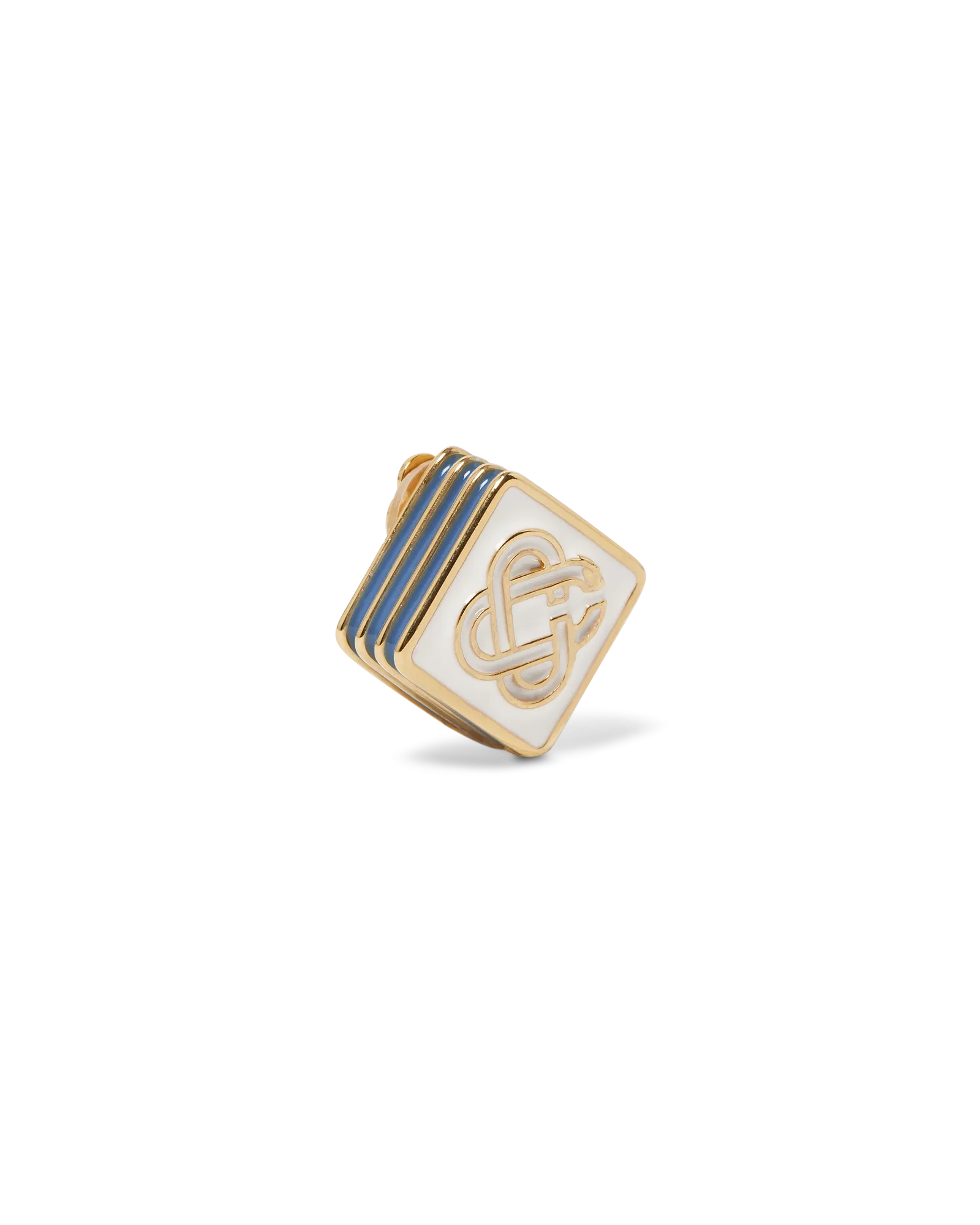 Monogram Logo Stud Earrings