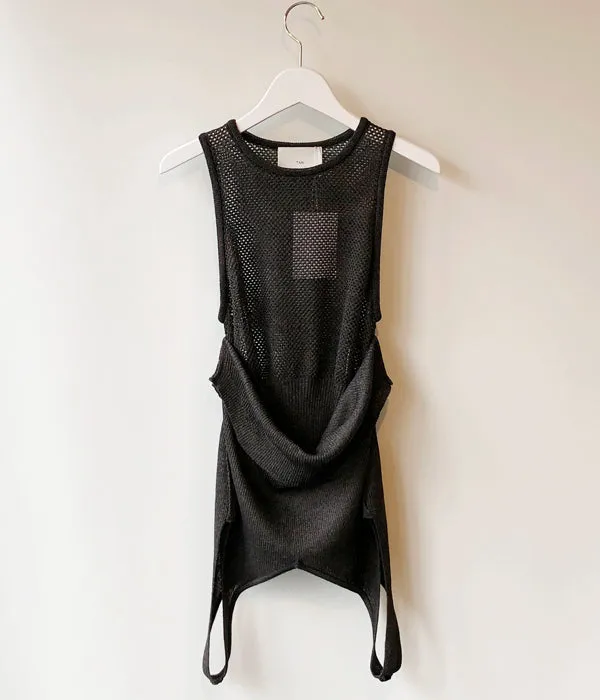 TAN/SPARKLE CAMITANK(BLACK)