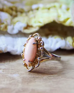 Vintage Pink Cocktail Ring
